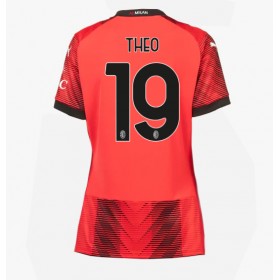 AC Milan Theo Hernandez #19 Hemmakläder Dam 2023-24 Kortärmad